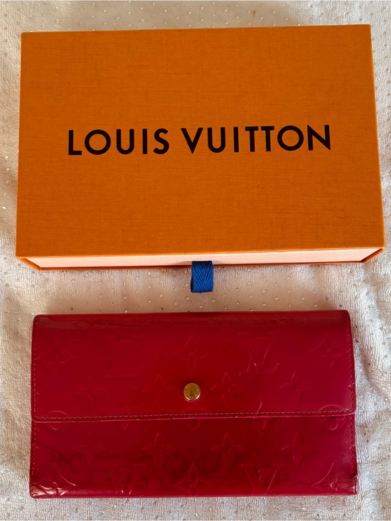 Louis Vuitton Handbags - Louis Vuitton Red Vernis Long Wallet